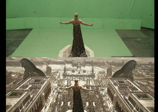 ¿Sabes cómo se ven las escenas de película sin efectos especiales? (FOTOS)