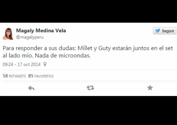 ¡Confirmado! Milett Figueroa y Guty Carrera frente a frente en el programa de Magaly (FOTOS) ¡Confirmado! Milett Figueroa y Guty Carrera frente a frente en el programa de Magaly (FOTOS)