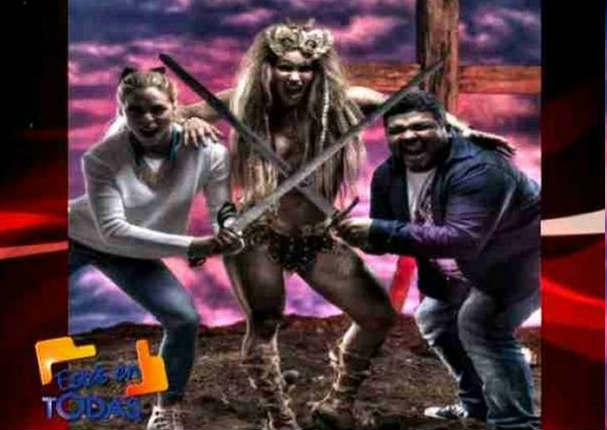 Melissa Loza se transformó en ‘Xena, la princesa guerrera’ (FOTOS/VIDEO)