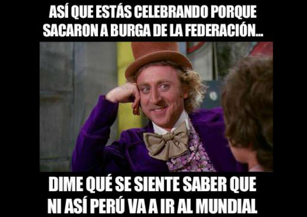Mira los divertidos 'memes' tras la inhabilitación de Manuel Burga (FOTOS) Mira los divertidos 'memes' tras la inhabilitación de Manuel Burga (FOTOS)