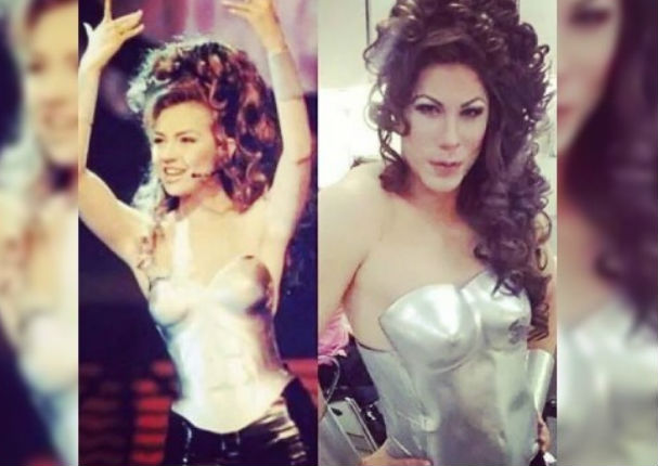 Mira cómo Christian Chávez, ex RBD, se transformó en Thalía (VIDEO)