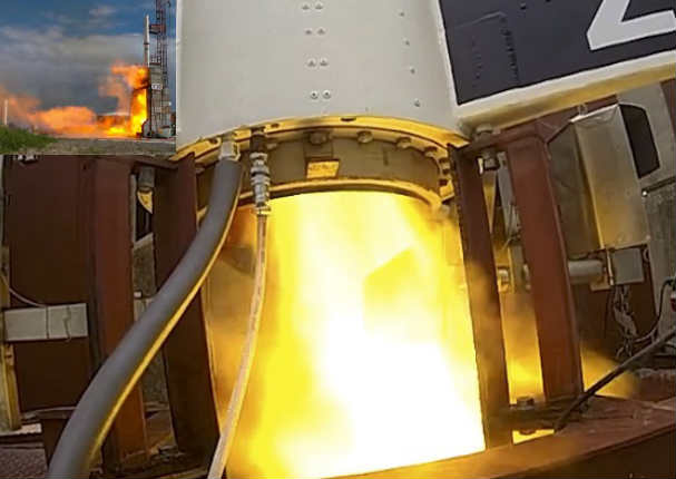 ¡Impresionate! Un cohete estalla y se incendia con una cámara adentro que lo graba todo (VIDEO)