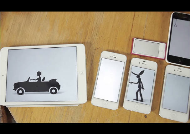 Mira una creativa animación hecha solo con iphones y ipads