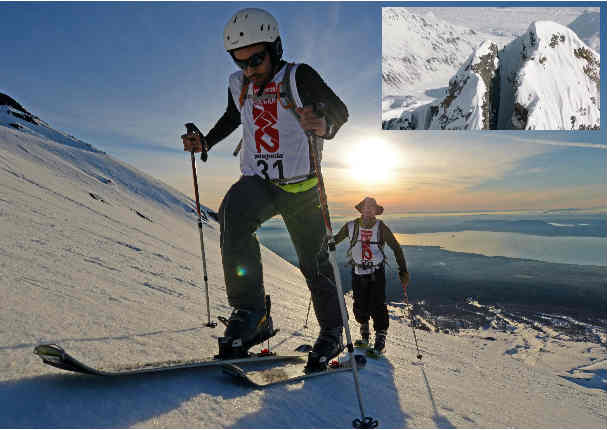 Un hombre realiza impresionante salto en esquí desde la cima de un nevado (VIDEO)