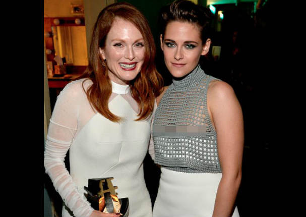 Protagonista de Crepúsculo mostró de más en los 'Hollywood Film Awards' (FOTOS)