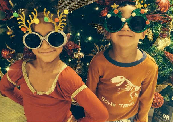 Jennifer Lopez se prepara para Navidad al lado de sus hijos (FOTO)