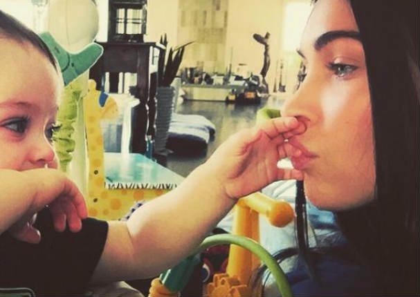 Mira la adorable foto que publicó Megan Fox con su pequeño bebé  (FOTO)
