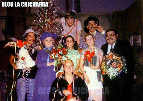 Difunden fotos inéditas del elenco de Chespirito (FOTOS)