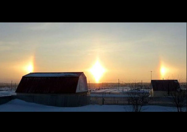 ¿Sabes por qué Rusia amaneció con 3 soles en su cielo? (FOTO)