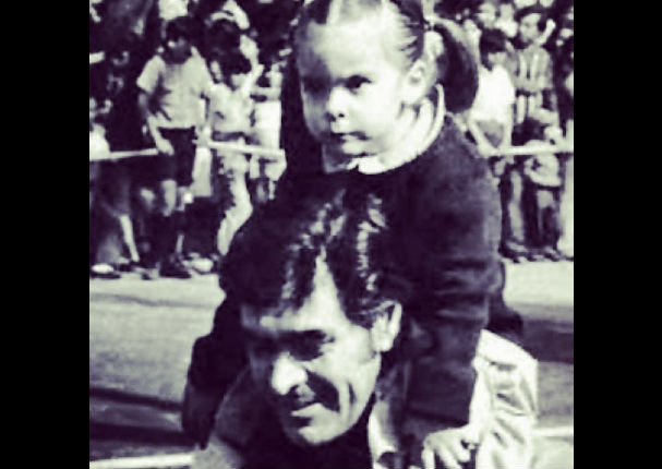 Kate del Castillo compartió tiernas fotos junto a su padre