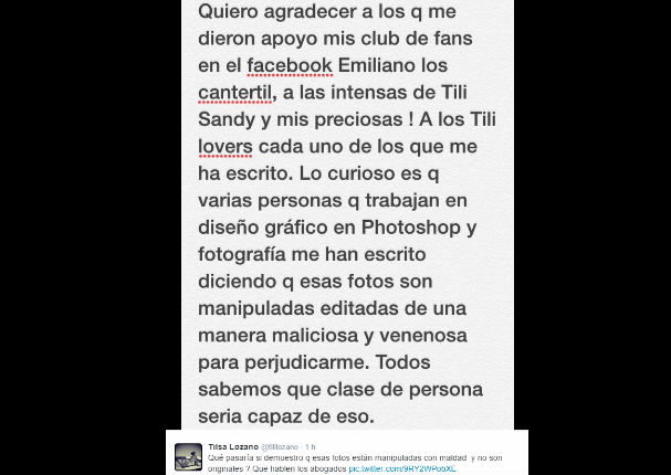¿Tilsa Lozano demandaría a Magaly Medina por difusión de sus fotos? ¿Tilsa Lozano demandaría a Magaly Medina por difusión de sus fotos?
