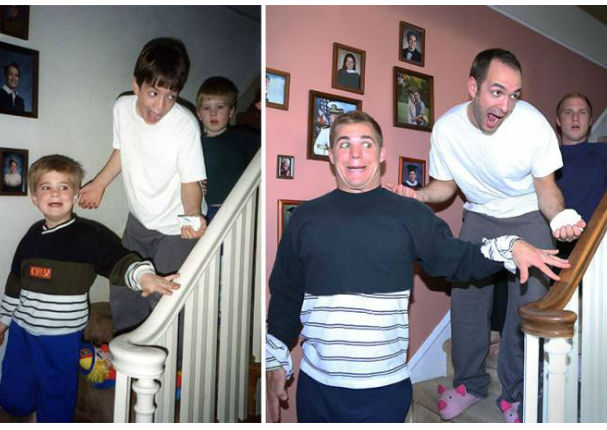 Tres hermanos dieron original regalo a su madre - FOTOS