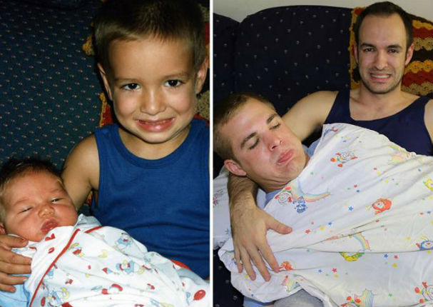 Tres hermanos dieron original regalo a su madre - FOTOS