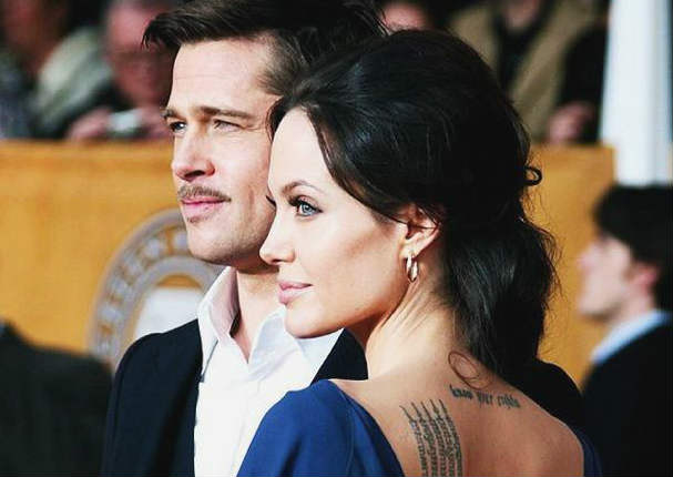 Angelina Jolie y Brad Pitt lucen su amor en redes sociales (FOTOS)