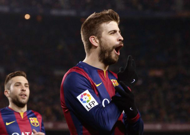 Gerard Piqué festejó gol en honor a su segundo hijo (FOTOS)