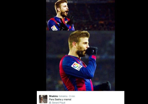 Gerard Piqué festejó gol en honor a su segundo hijo (FOTOS)