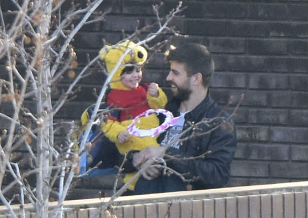 Milan Piqué se disfraza de Winnie Pooh (FOTOS)