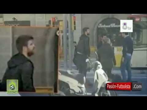 Piqué auxilió a persona que sufrió accidente de tránsito (VIDEO)