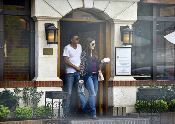 Ariadne Díaz y Christian Meier fueron visto nuevamente juntos (FOTOS)