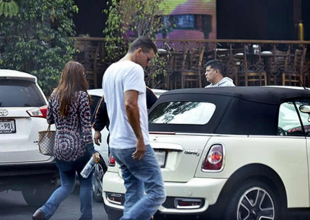 Ariadne Díaz y Christian Meier fueron visto nuevamente juntos (FOTOS)