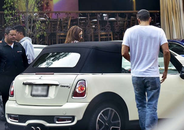 Ariadne Díaz y Christian Meier fueron visto nuevamente juntos (FOTOS)