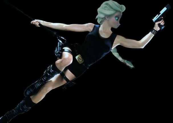 Mira cómo se verían los personajes de Disney si fuesen protagonistas de tus películas favoritas (FOTOS)