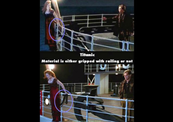 Conoce 9 de los errores de los que no te percataste de Titanic