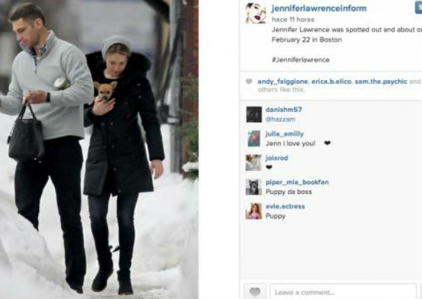 Jennifer Lawrence se deja ver sin maquillaje (FOTOS)