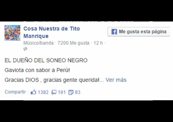 Cosa Nuestra ganó la Gaviota de Plata para Perú