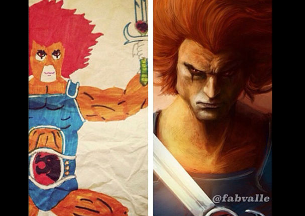 Mira estos dibujos hiperrealistas de los Thundercats (FOTOS)