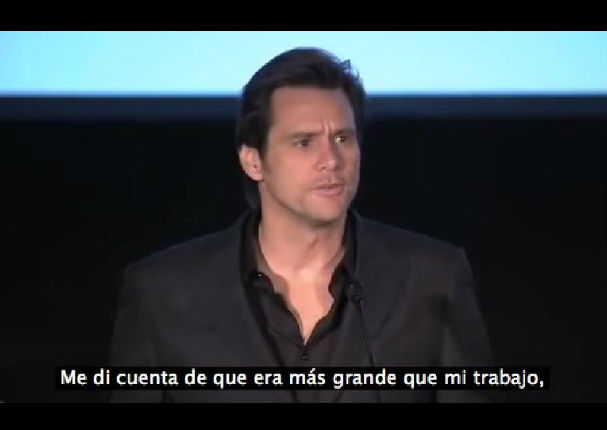 Escucha el inspirador discurso de Jim Carrey sobre el sentido de la vida (VIDEO)