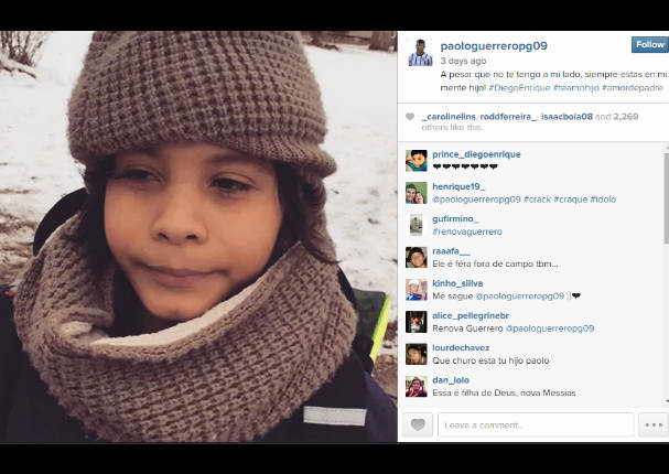 Paolo Guerrero presenta a sus hijos en redes sociales (FOTOS) Paolo Guerrero presenta a sus hijos en redes sociales (FOTOS)
