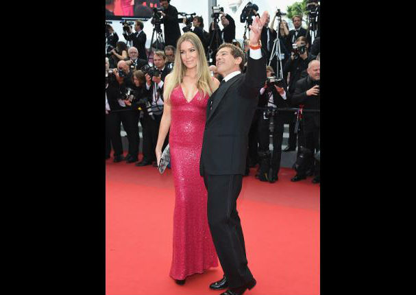 Antonio Banderas se lució con su nuevo amor (FOTOS)