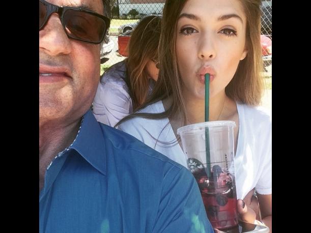Conoce a la bella hija de Sylvester Stallone (FOTOS)