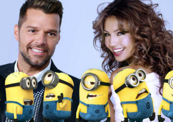 Mira el divertido video de Ricky Martin y Thalia imitando a 'Los minions' (VIDEO)