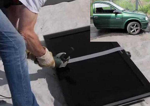 Hombre cortó por la mitad todas sus cosas para repartirlas con su ex novia (VIDEO)