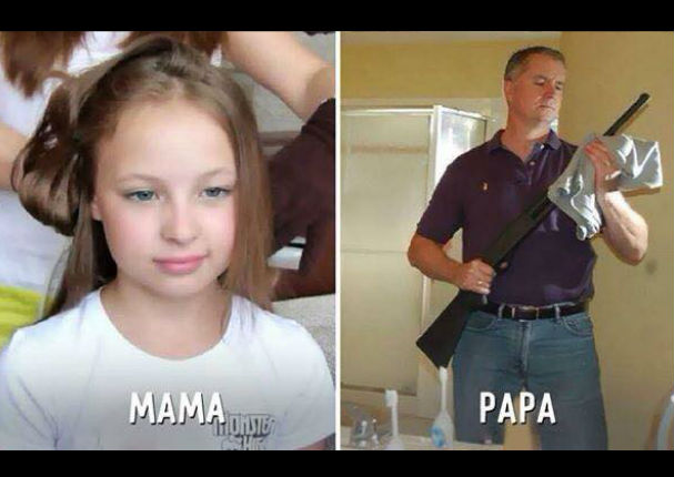 ¿Papá o mamá? Estas comparaciones nos dicen quién podría ser más confiable (FOTOS)