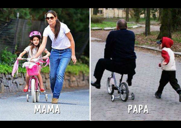 ¿Papá o mamá? Estas comparaciones nos dicen quién podría ser más confiable (FOTOS)