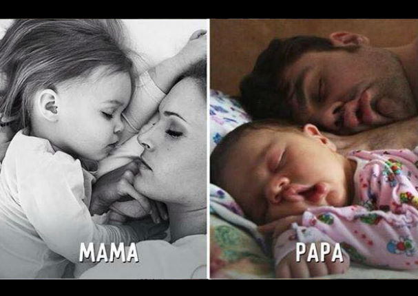 ¿Papá o mamá? Estas comparaciones nos dicen quién podría ser más confiable (FOTOS)