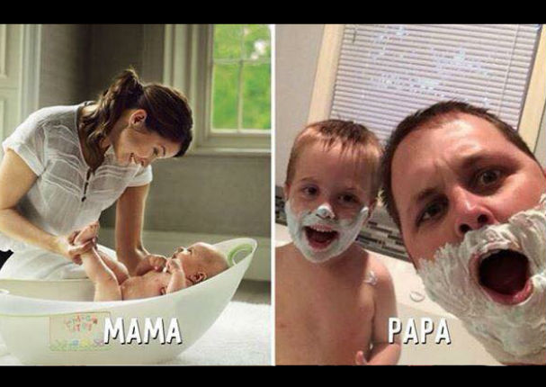 ¿Papá o mamá? Estas comparaciones nos dicen quién podría ser más confiable (FOTOS)