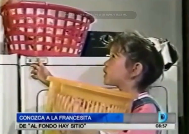 Mira a 'Amelie' de 'Al fondo Hay Sitio' cuando era una niña (FOTOS)