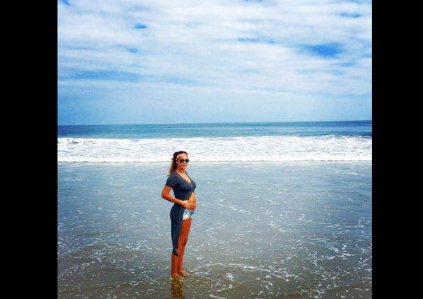 Tilsa Lozano lució así sus tres meses de embarazo (FOTOS)