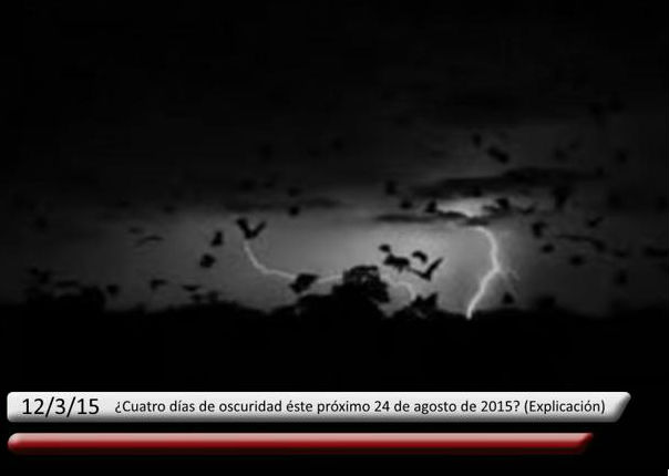 ¿Se vienen cuatro días de oscuridad en la tierra? Aquí los detalles (VIDEO)