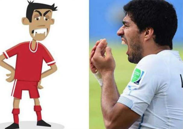 Luis Suárez inspira cuentos de vampiros (FOTOS)