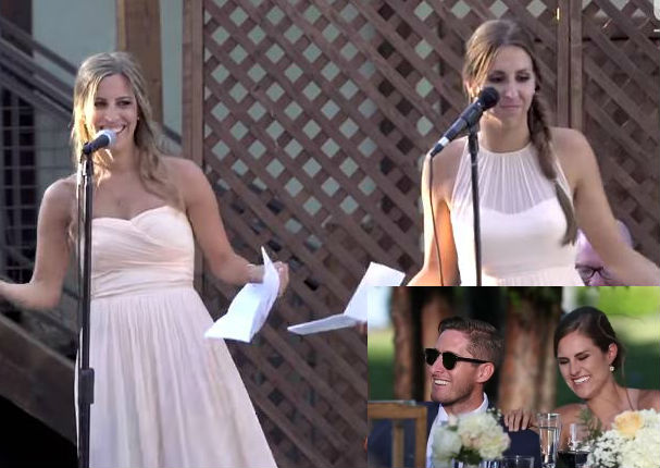 Sus hermanas le regalaron la mejor canción de matrimonio (VIDEO)