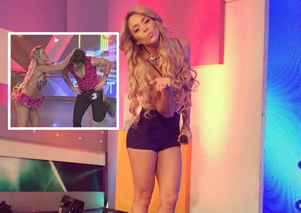 Sheyla Rojas aprovechó secuencia de baile para 'vengarse' de Patricio Parodi (VIDEO)