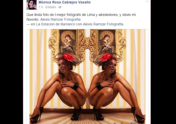 Mónica Cabrejos alborota las redes sociales con sensual foto