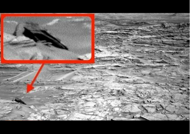 Muestran foto de supuesta nave en Marte que parece salida de ‘Star Wars’