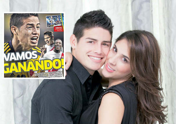 Esposa de James Rodríguez arremete contra prensa peruana