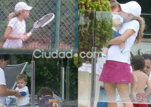 Shakira no suelta para nada a sus hijos (FOTOS)